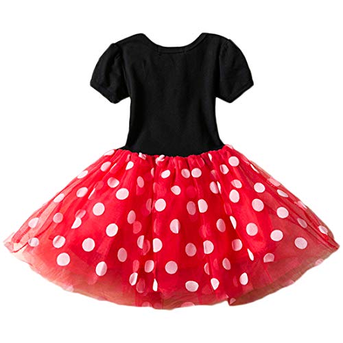 Inlefen Vestido de Fiesta de Princesa de la Flor Vestido de Bautizo de Dama de Honor de la Boda de Tul Regalo de cumpleaños niñas Inlefen Vestido de Fiesta de Princesa de la Flor Vestido de Bautizo de Dama de Honor de la Boda de Tul Regalo de cumpleaños niñas