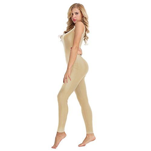 inlzdz Mujer Maillot Clásico de Danza Ballet Body Entero Sin Manga Leotardo Gimnasia Elástico Mono Color Liso Bodysuit Deportivo para Yoga Gimnasia Jumpsuit Fitness Nude M inlzdz Mujer Maillot Clásico de Danza Ballet Body Entero Sin Manga Leotardo Gimnasia Elástico Mono Color Liso Bodysuit Deportivo para Yoga Gimnasia Jumpsuit Fitness Nude M