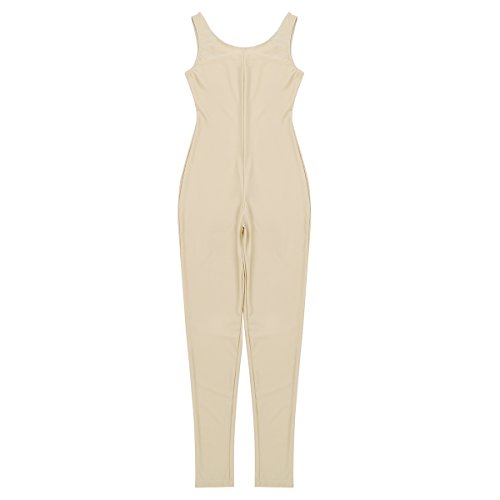 inlzdz Mujer Maillot Clásico de Danza Ballet Body Entero Sin Manga Leotardo Gimnasia Elástico Mono Color Liso Bodysuit Deportivo para Yoga Gimnasia Jumpsuit Fitness Nude M inlzdz Mujer Maillot Clásico de Danza Ballet Body Entero Sin Manga Leotardo Gimnasia Elástico Mono Color Liso Bodysuit Deportivo para Yoga Gimnasia Jumpsuit Fitness Nude M