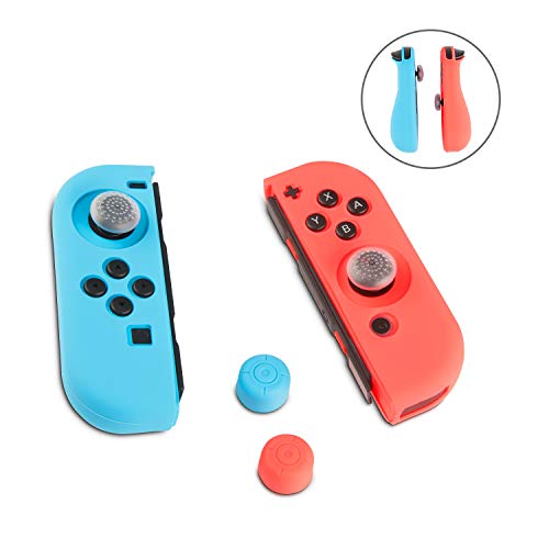 innoAura 11 en 1 Kit accesorios para Nintendo Switch, con funda de transporte, Estuche De Juegos, funda de TPU, fundas para controles Joy Con, tapas para Joystick y protector de pantalla