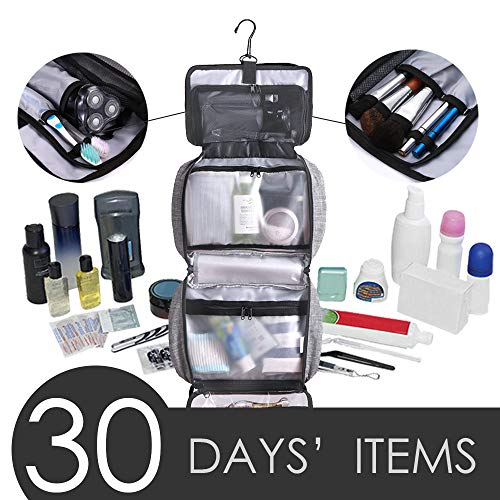INNObeta KlyN Neceser Mujer Hombre de Viaje para Colgar Bolsas de Aseo Cosméticos Neceseres Maquillaje (Gris) INNObeta KlyN Neceser Mujer Hombre de Viaje para Colgar Bolsas de Aseo Cosméticos Neceseres Maquillaje (Gris)