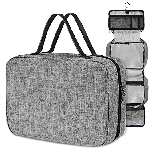 INNObeta KlyN Neceser Mujer Hombre de Viaje para Colgar Bolsas de Aseo Cosméticos Neceseres Maquillaje (Gris) INNObeta KlyN Neceser Mujer Hombre de Viaje para Colgar Bolsas de Aseo Cosméticos Neceseres Maquillaje (Gris)