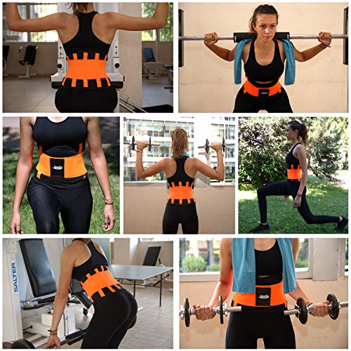 InnoTi Faja Lumbar para Hombre y Mujer - Cinturón Protector de los Lumbares en Actividades Deportivas, el Gimnasio y en el Trabajo - Evita Lesiones y Dolor de Espalda - Compresión de Doble Ajuste InnoTi Faja Lumbar para Hombre y Mujer - Cinturón Protector de los Lumbares en Actividades Deportivas, el Gimnasio y en el Trabajo - Evita Lesiones y Dolor de Espalda - Compresión de Doble Ajuste