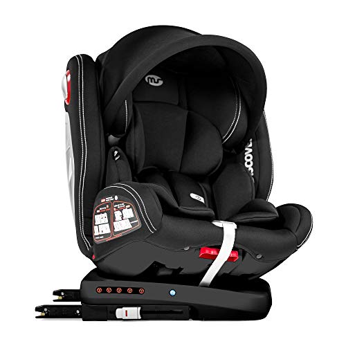 Innovaciones Ms Discover Dual Giratoria 360 860 Silla de Coche Grupo 0/1/2/3, 62 x 56 45 cm, Negro Innovaciones Ms Discover Dual Giratoria 360 860 Silla de Coche Grupo 0/1/2/3, 62 x 56 45 cm, Negro