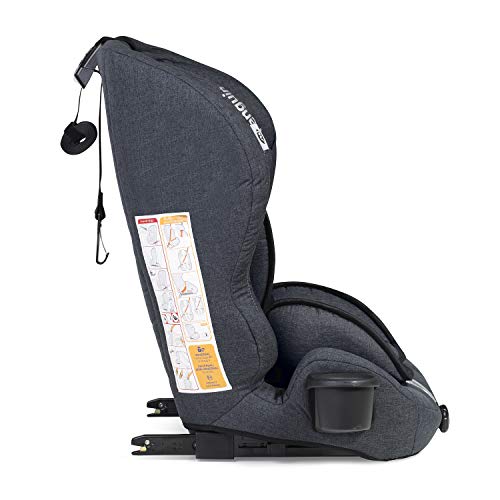 Innovaciones MS Penguin 829 - Silla de Coche Grupo 1/2/3 (9-36 Kg), con Isofix, Lino