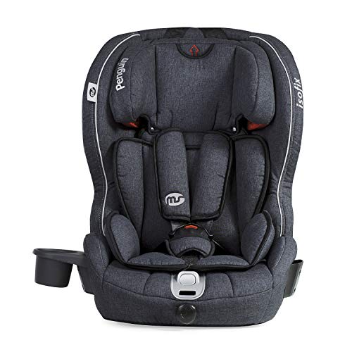 Innovaciones MS Penguin 829 - Silla de Coche Grupo 1/2/3 (9-36 Kg), con Isofix, Lino