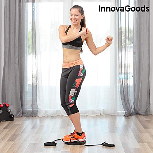 InnovaGoods Disco Giratorio de Cardio con Guía de Ejercicios, Unisex Adulto, Negro, Talla Única InnovaGoods Disco Giratorio de Cardio con Guía de Ejercicios, Unisex Adulto, Negro, Talla Única