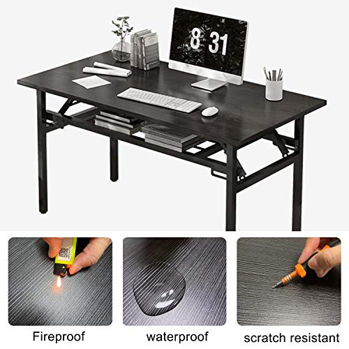 Insputer Mesa de Escritorio Plegable portátil para computadora Escritorio Plegable para Estudiantes 80 x 40 x 75 cm Escritorio Plegable para computadora portátil No Requiere ensamblaje Negro Insputer Mesa de Escritorio Plegable portátil para computadora Escritorio Plegable para Estudiantes 80 x 40 x 75 cm Escritorio Plegable para computadora portátil No Requiere ensamblaje Negro
