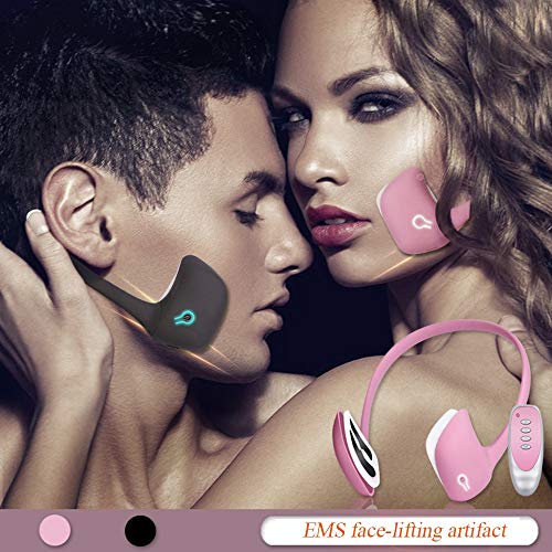 Instrumento ccsme inteligente de rostro, eléctrico belleza lifting facial mediante Artefacto, Chin Massager de la cara Ems inteligente de rostros plástico V de la cara for hombres y mujeres Abs Belt