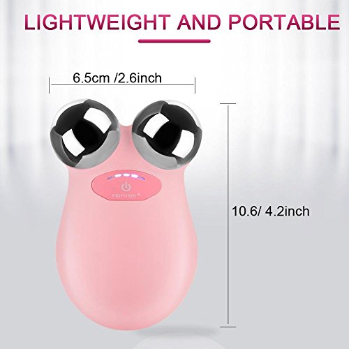Instrumento de belleza facial Eléctrico Micro-corriente vibración Y Forma facial Masaje Cuerpo y Roller 3d, Masajeador Lifting Facial eliminar las arrugas de la piel facial Instrumento de belleza facial Eléctrico Micro-corriente vibración Y Forma facial Masaje Cuerpo y Roller 3d, Masajeador Lifting Facial eliminar las arrugas de la piel facial