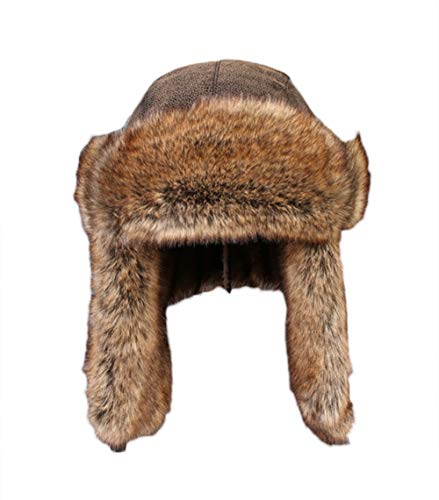 Insun Unisexo Gorros de Aviador Gorro de Cuero Sintético Invierno con Orejeras Anti Viento Impermeable Marrón XL Circunferencia del Sombrero 60cm Insun Unisexo Gorros de Aviador Gorro de Cuero Sintético Invierno con Orejeras Anti Viento Impermeable Marrón XL Circunferencia del Sombrero 60cm