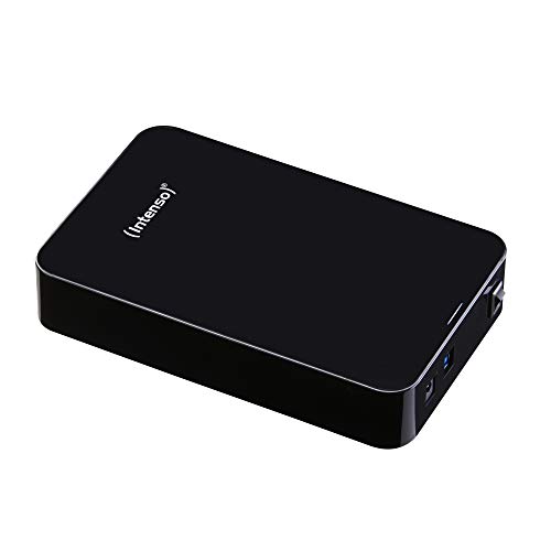 Intenso Memory Center - Disco Duro Externo de 4 TB (3.5", 12 V, USB 3.0), Negro