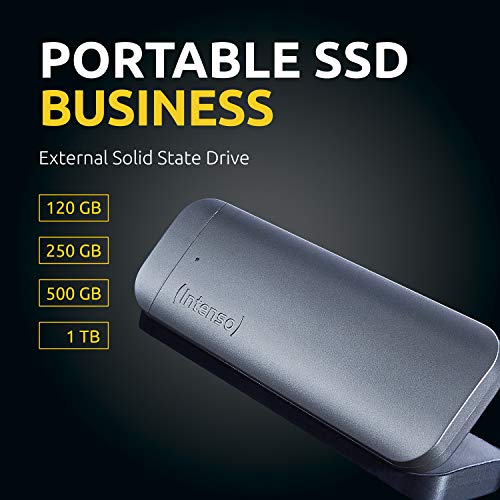 Intenso Unidad de Estado sólido Externa Business, 1 TB, USB 3.1, Gris Antracita, 1 TB Intenso Unidad de Estado sólido Externa Business, 1 TB, USB 3.1, Gris Antracita, 1 TB