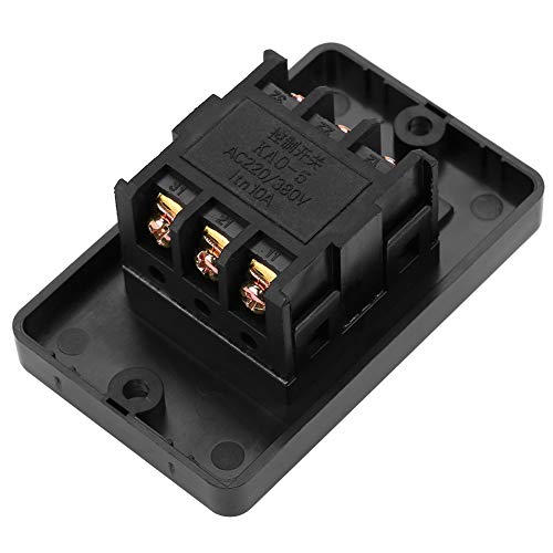 Interruptor de botón pulsador, AC220V / 380V 10A Interruptor de botón de encendido/apagado a prueba de agua sin caja para equipo mecánico Interruptor de botón pulsador, AC220V / 380V 10A Interruptor de botón de encendido/apagado a prueba de agua sin caja para equipo mecánico