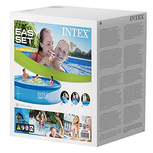 Intex 28130NP - Piscina hinchable Easy Set 366 x 76 cm, 5.619 litros