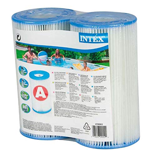 Intex 29002 - Cartucho para filtros para piscinas, 2 unidades Intex 29002 - Cartucho para filtros para piscinas, 2 unidades