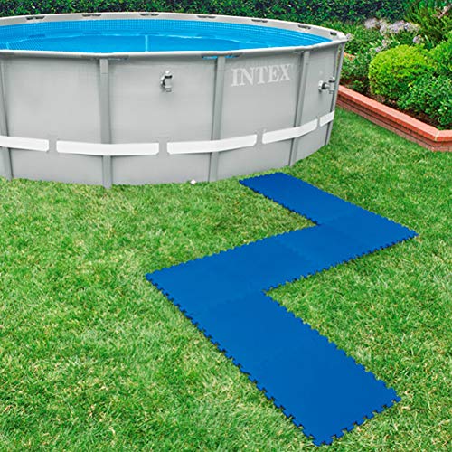 Intex 29081 - Protector suelo para piscinas 50 x 50 x 1 cm, 8 piezas Intex 29081 - Protector suelo para piscinas 50 x 50 x 1 cm, 8 piezas