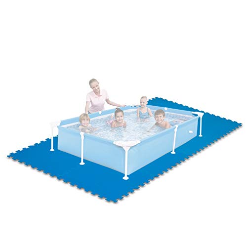 Intex 29081 - Protector suelo para piscinas 50 x 50 x 1 cm, 8 piezas