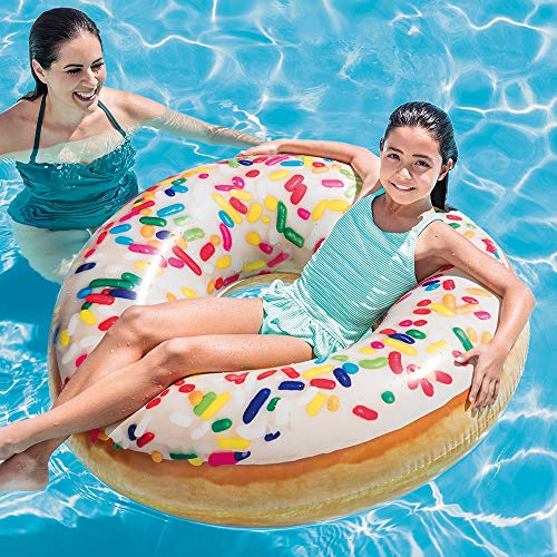 Intex 56263NP - Rueda hinchable Donut de colores 99cm x 25cm diámetro