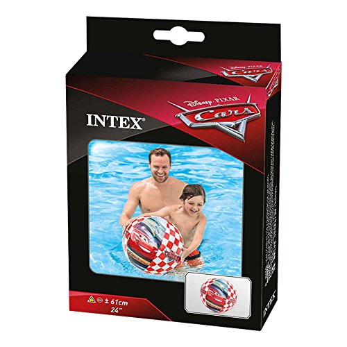 Intex 58053NP - Pelota hinchable Cars diámetro 61 cm, +3 años Intex 58053NP - Pelota hinchable Cars diámetro 61 cm, +3 años