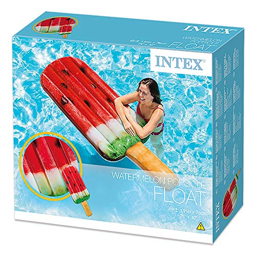 Intex 58751EU - Colchoneta hinchable Helado de sandía 76 x 191 cm Intex 58751EU - Colchoneta hinchable Helado de sandía 76 x 191 cm