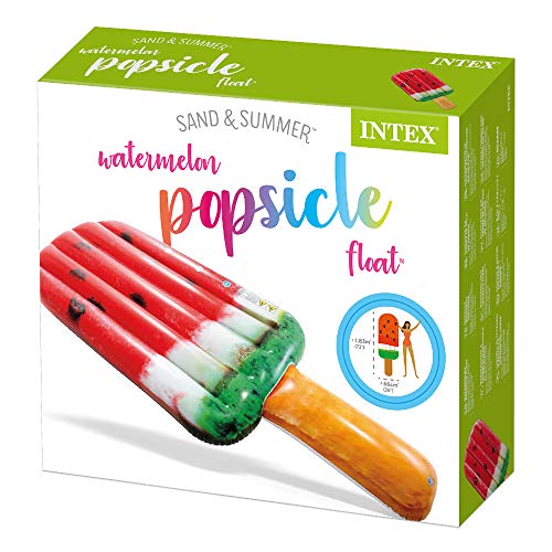 Intex 58751EU - Colchoneta hinchable Helado de sandía 76 x 191 cm Intex 58751EU - Colchoneta hinchable Helado de sandía 76 x 191 cm