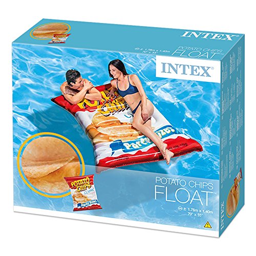 Intex 58776EU - Colchoneta hinchable Bolsa de patatas chips 140 x 178 cm Intex 58776EU - Colchoneta hinchable Bolsa de patatas chips 140 x 178 cm