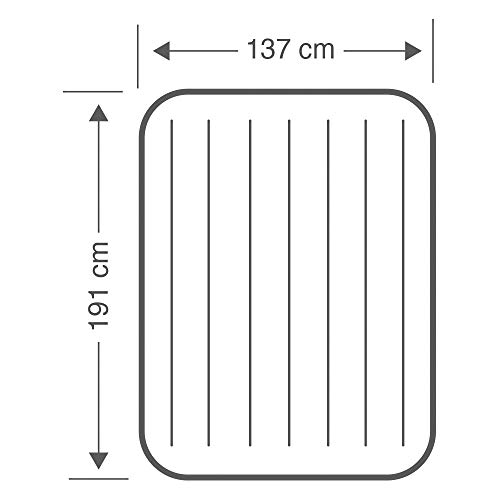 Intex 64102 - Colchón hinchable Dura-Beam Standard Deluxe Single-High - 137 x 191 x 25 cm Intex 64102 - Colchón hinchable Dura-Beam Standard Deluxe Single-High - 137 x 191 x 25 cm