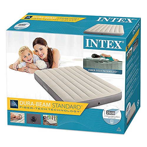 Intex 64102 - Colchón hinchable Dura-Beam Standard Deluxe Single-High - 137 x 191 x 25 cm Intex 64102 - Colchón hinchable Dura-Beam Standard Deluxe Single-High - 137 x 191 x 25 cm