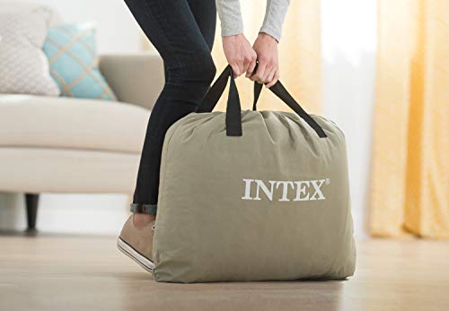 Intex 64132 - Colchón hinchable Dura-Beam Standard Deluxe Pillow 99 x 191 x 42 cm