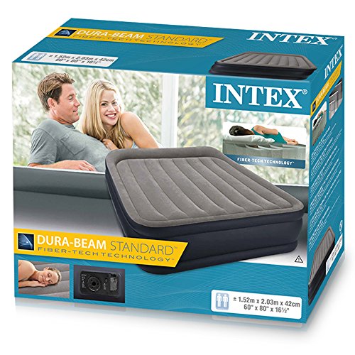 Intex 64136 - Colchón hinchable Dura-Beam Standard Deluxe Pillow 152 x 203 x 42 cm Intex 64136 - Colchón hinchable Dura-Beam Standard Deluxe Pillow 152 x 203 x 42 cm