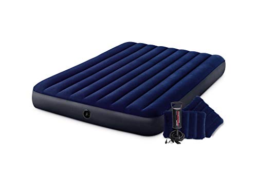 Intex 64765 - Cama de aire Dura Beam Standard Classic Downy, 152 x 203 x 25 cm