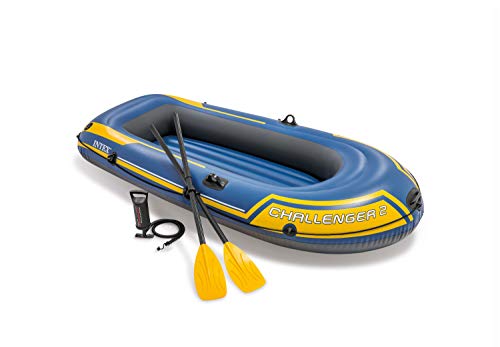 Intex 68367NP - Barca hinchable Challenger 2 con remos 236 x 114 x 41 cm Intex 68367NP - Barca hinchable Challenger 2 con remos 236 x 114 x 41 cm