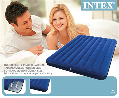 Intex 68759 - Colchón hinchable classic doble 152 x 203 x 22 cm Intex 68759 - Colchón hinchable classic doble 152 x 203 x 22 cm