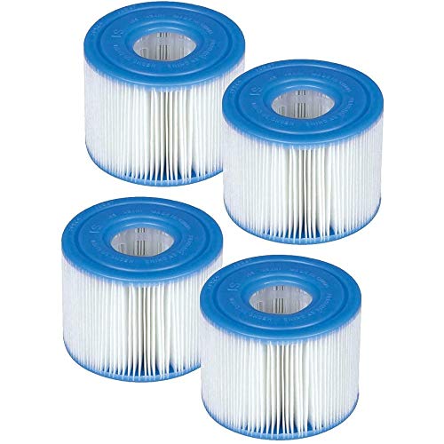 Intex S1 - Lote de cartuchos para filtro de piscina (4 unidades) Intex S1 - Lote de cartuchos para filtro de piscina (4 unidades)
