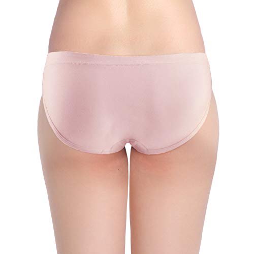 Intimate Portal Mujer Algodón Bajo el Vientre de Braguitas de Bikini Premamá Natural (PK de 5) 2XL Intimate Portal Mujer Algodón Bajo el Vientre de Braguitas de Bikini Premamá Natural (PK de 5) 2XL