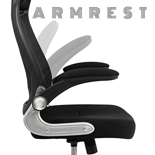IntimaTe WM Heart Silla de Oficina giratoria con Respaldo Alto, ergonómica, inclinación, reposabrazos Plegables, Color Negro N03C IntimaTe WM Heart Silla de Oficina giratoria con Respaldo Alto, ergonómica, inclinación, reposabrazos Plegables, Color Negro N03C
