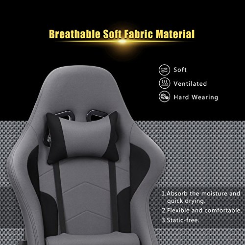 IntimaTe WM Heart Silla Gaming, Oficina Silla Computadora,Ergonómica Silla Giratoria, Silla Reclinable con Alto Respaldo,PC Silla (Gris 1) IntimaTe WM Heart Silla Gaming, Oficina Silla Computadora,Ergonómica Silla Giratoria, Silla Reclinable con Alto Respaldo,PC Silla (Gris 1)