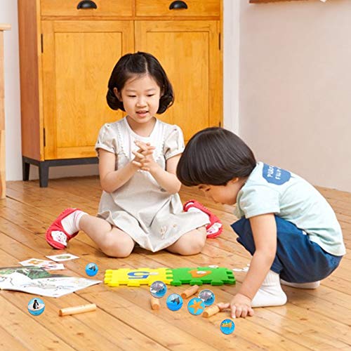 INTVN 5Pcs Pelota Hinchable, Pelota Que rebota de Vida Marina Pelota Hinchable para niños