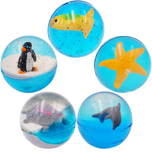 INTVN 5Pcs Pelota Hinchable, Pelota Que rebota de Vida Marina Pelota Hinchable para niños INTVN 5Pcs Pelota Hinchable, Pelota Que rebota de Vida Marina Pelota Hinchable para niños