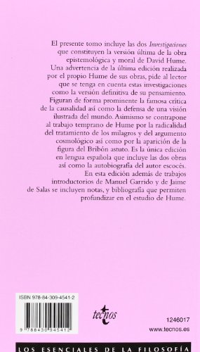 Investigación sobre el conocimiento humano. Investigación sobre los principios de la moral (Filosofía - Los esenciales de la Filosofía)