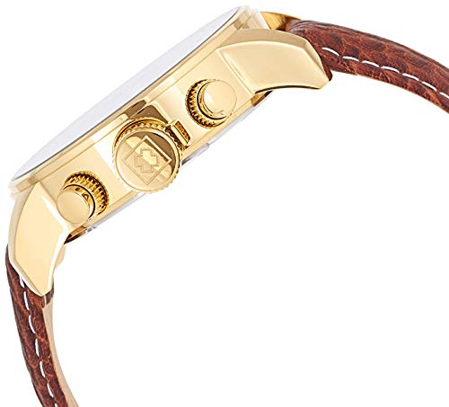 INVICTA Reloj Cronógrafo para Hombre de Cuarzo con Correa en Cuero 3329 INVICTA Reloj Cronógrafo para Hombre de Cuarzo con Correa en Cuero 3329