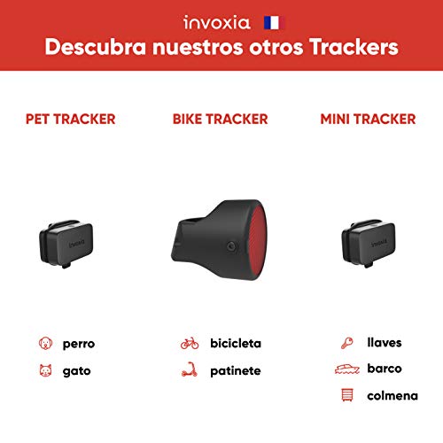 Invoxia Tracker GPS sin tarjeta SIM - Localizar: auto, moto, bolsos, niños, personas mayores - 1 a 6 meses de autonomía