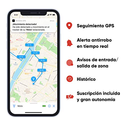 Invoxia Tracker GPS sin tarjeta SIM - Localizar: auto, moto, bolsos, niños, personas mayores - 1 a 6 meses de autonomía Invoxia Tracker GPS sin tarjeta SIM - Localizar: auto, moto, bolsos, niños, personas mayores - 1 a 6 meses de autonomía