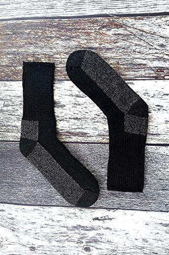 IOMI - 3 Pares Hombre Algodon Trabajo Diabeticos Calcetines Sin Elastico (39/45, Black (Work)) IOMI - 3 Pares Hombre Algodon Trabajo Diabeticos Calcetines Sin Elastico (39/45, Black (Work))