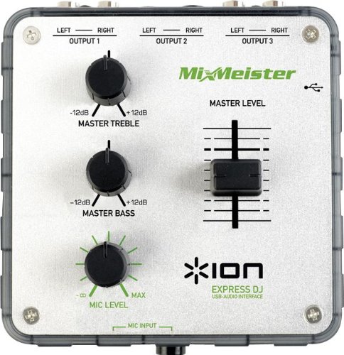 ION Audio Express DJ - Receptor AV (Windows XP/Vista, Intel Pentium / AMD Athlon 600MHz, 1x USB1.1) ION Audio Express DJ - Receptor AV (Windows XP/Vista, Intel Pentium / AMD Athlon 600MHz, 1x USB1.1)