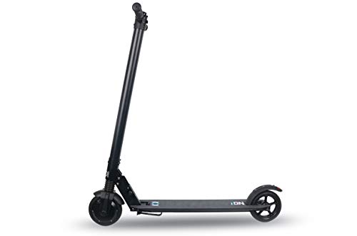 ION Scooter Eléctrico Tech, Adultos Unisex, Negro, Ruedas de 6,5" (165 mm)