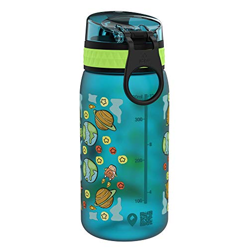Ion8 Niños Botella Agua, Sin Fugas, Espacio, 400ml Ion8 Niños Botella Agua, Sin Fugas, Espacio, 400ml