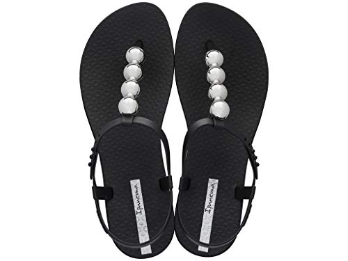 Ipanema Class Glam II Fem, Sandalias Planas Mujer, Negro/Onix, 35.5 EU