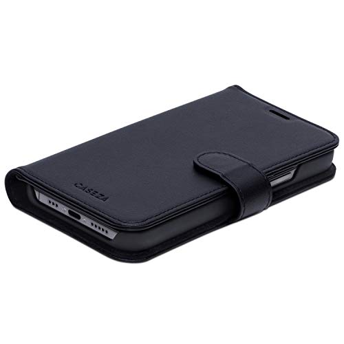 iPhone 12 / iPhone 12 Pro Funda Case Cartera Desmontable CASEZA Zurich 2" Negra - Piel PU Vegana Premium 2 en 1 Tipo Libro Cierre magnético para Apple iPhone 12/12 Pro (6.1") iPhone 12 / iPhone 12 Pro Funda Case Cartera Desmontable CASEZA Zurich 2" Negra - Piel PU Vegana Premium 2 en 1 Tipo Libro Cierre magnético para Apple iPhone 12/12 Pro (6.1")